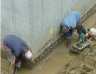 Perde beton enjeksiyon uygulaması